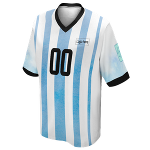 Джерси футбола кубка мира Аргентины людей профессиональное изготовленное на заказ с именем