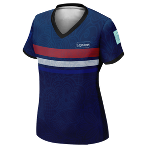 Женское футбольное джерси Cool France World Cup с логотипом на заказ